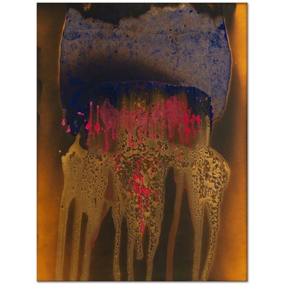 이브 클라인 (Yves Klein)-Untitled (fire-color painting)