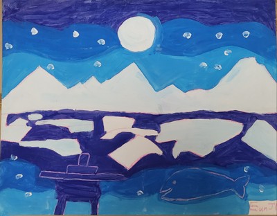 이은지, 북극 바다