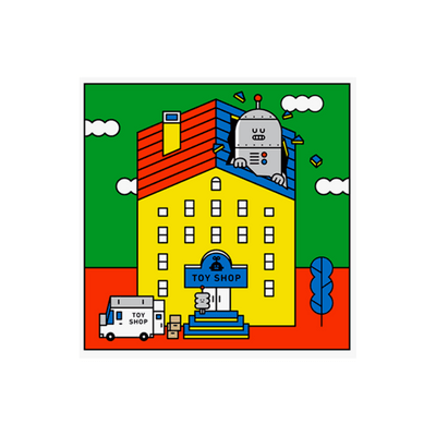 스티키몬스터랩-Shop serise A-TOY SHOP(RGB ver.)