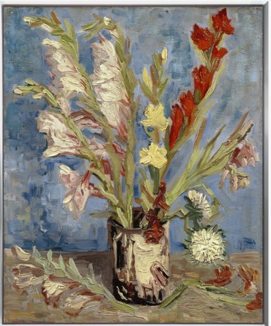 빈센트 반 고흐 (Vincent van Gogh), 빈센트 반 고흐 Vincent van Gogh Vase with gladioli and China asters, 1886