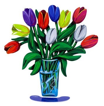 데이비드 걸스타인 -New Tulips Vase