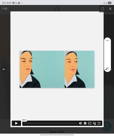 알렉스 카츠 Alex Katz, 무제
