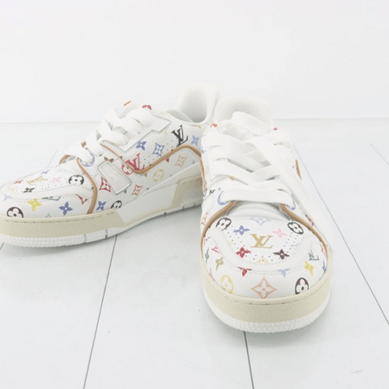 Murakami Takashi-LV x TM LV Trainer Sneakers blanc LD1204