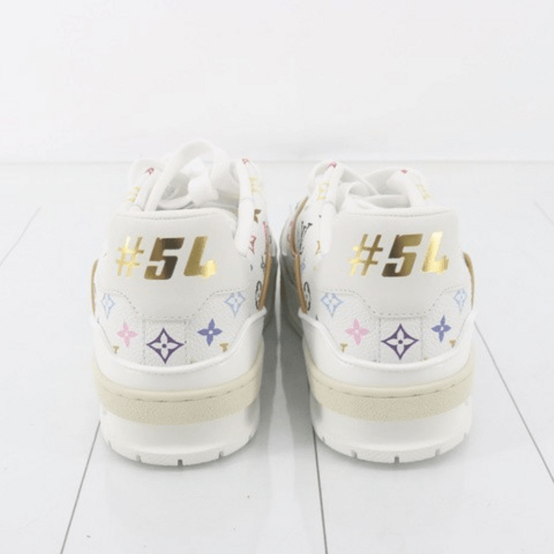 Murakami Takashi-LV x TM LV Trainer Sneakers blanc LD1204