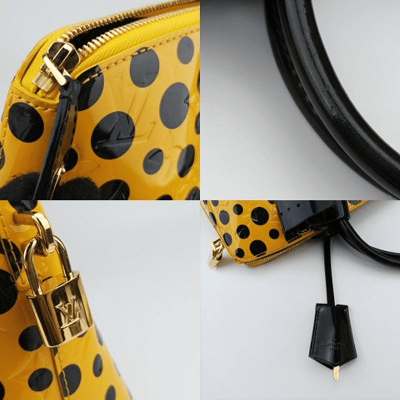 루이비통 x 야요이 쿠사마-Dot Infinity Lock MM Yayoi Kusama Jaune