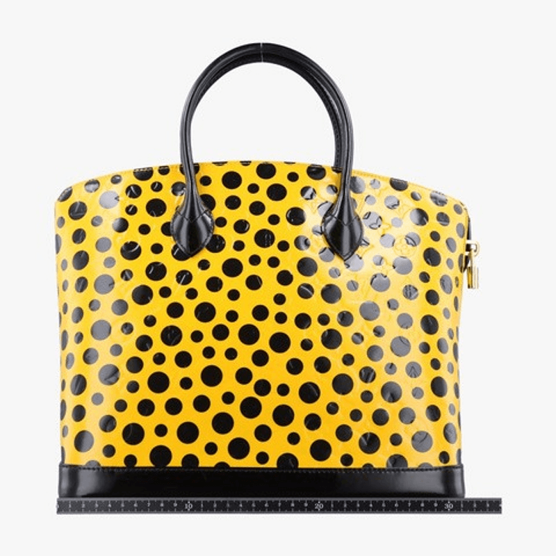 루이비통 x 야요이 쿠사마-Dot Infinity Lock MM Yayoi Kusama Jaune