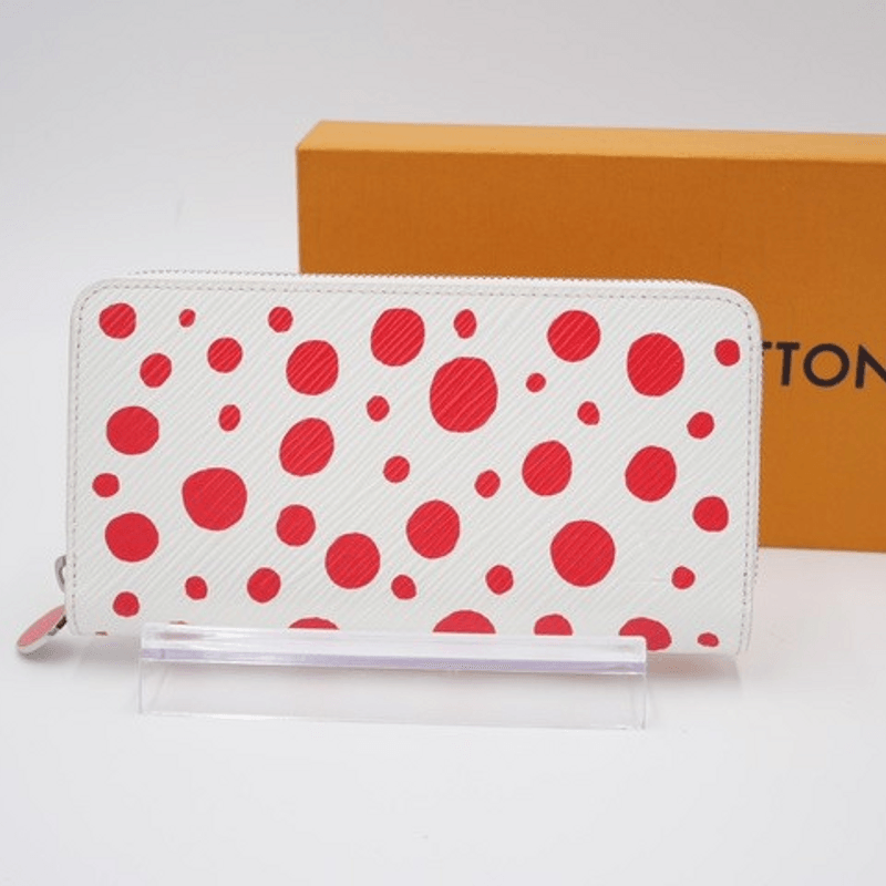 루이비통  x 야요이 쿠사마-Yayoi Kusama collaboration zippy wallet