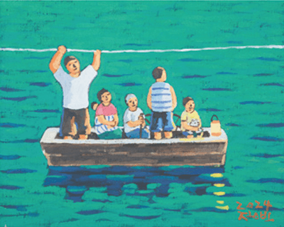 설종보 Seol Jong Bo, 줄배 탄 사람들