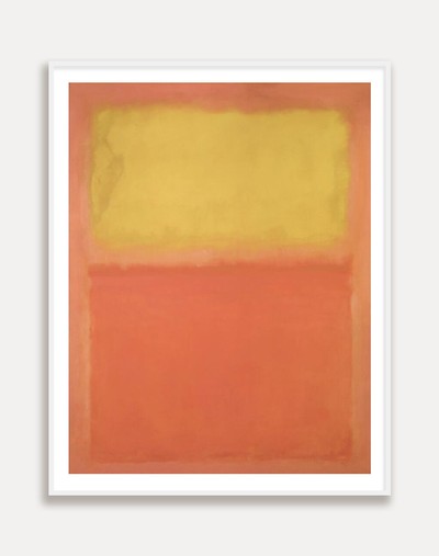 마크 로스코 (Mark Rothko), Mark Rothko — ORANGE AND YELLOW (액자포함) 81X101cm