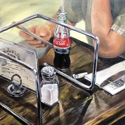 안다은-Juliana's pizza coke