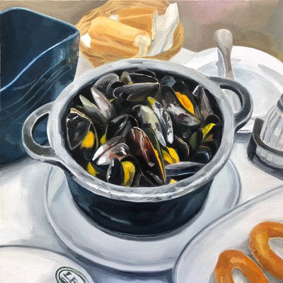 안다은-Brussels steamed mussels