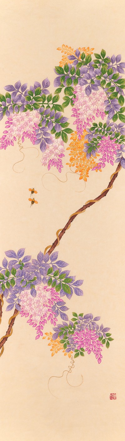 박슬기, 등꽃화접도