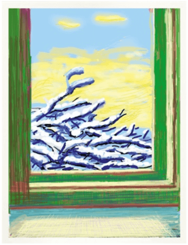 데이비드 호크니-My Window: Art Edition C