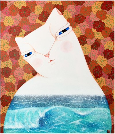 한해숙, 단상 고양이_겨울 바다