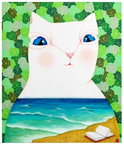 한해숙, 단상 고양이_ 붉은책이 있는 바다