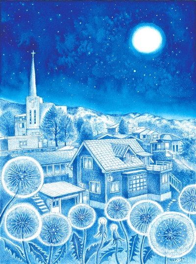 달밤, 달빛산책