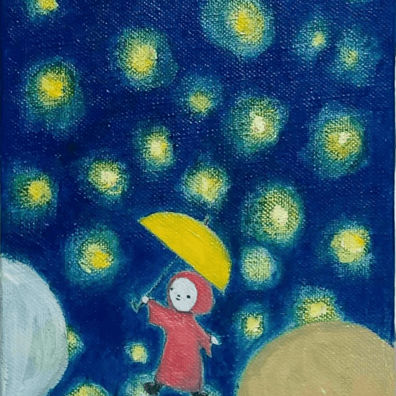 Ryota Shiga-Ta puddle in the star sky