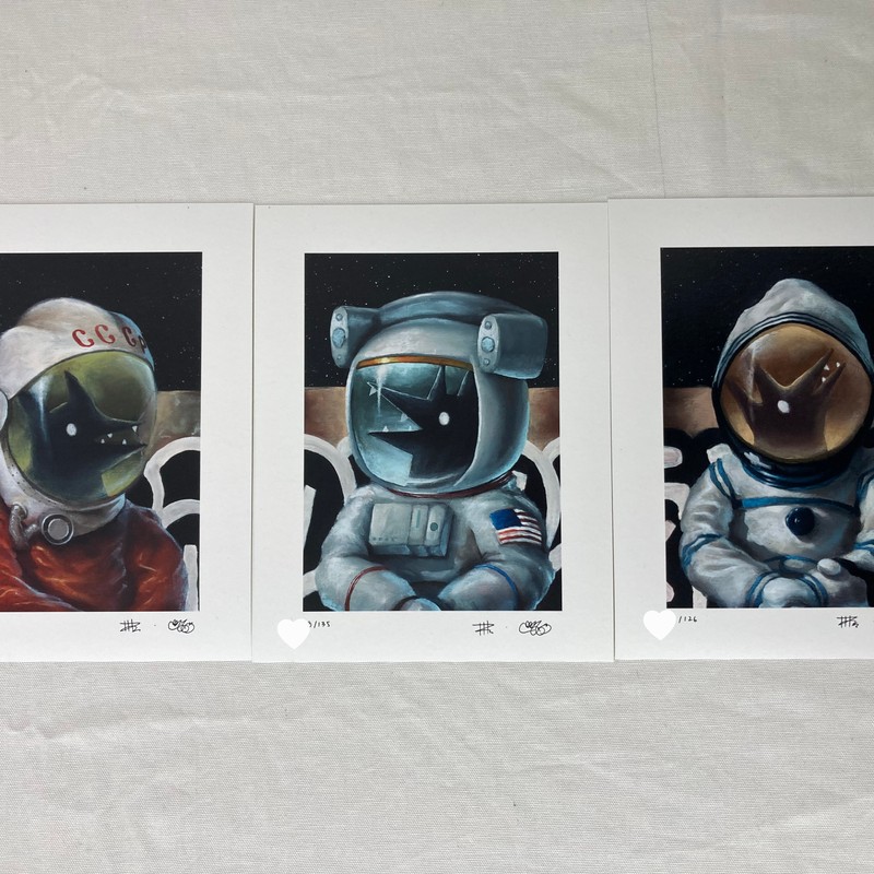 Giorgiko-Cosmo Dog, Taiko Dog, Astro Dog Set