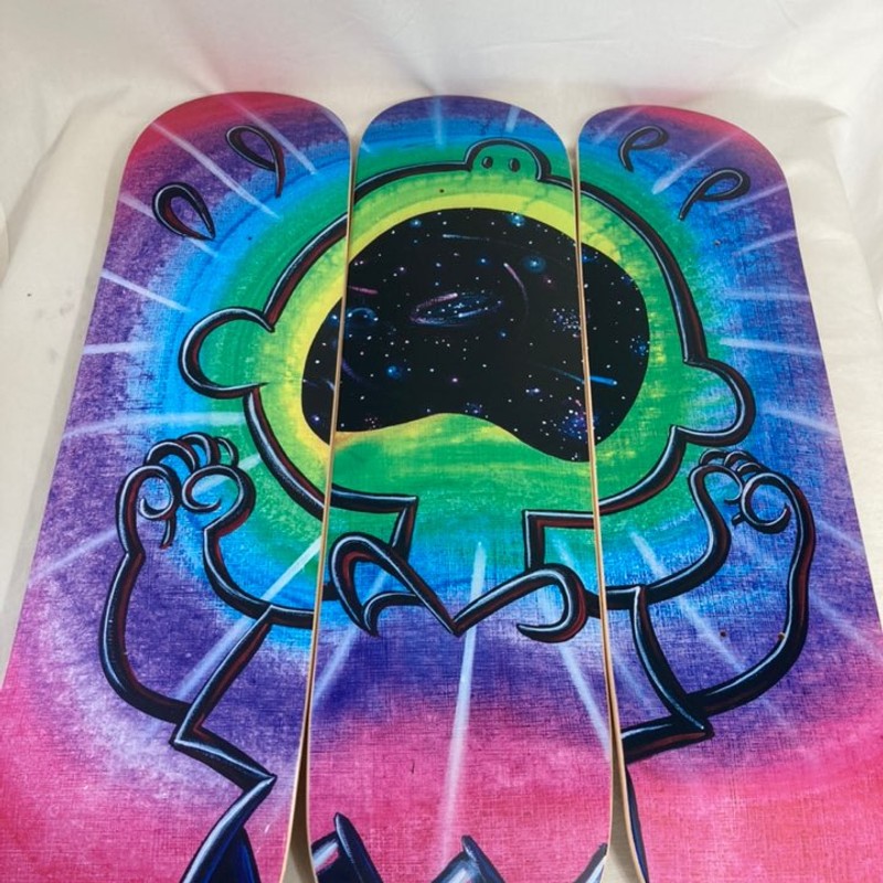 케니 샤프-Peanuts by Kenny Scharf Triptych