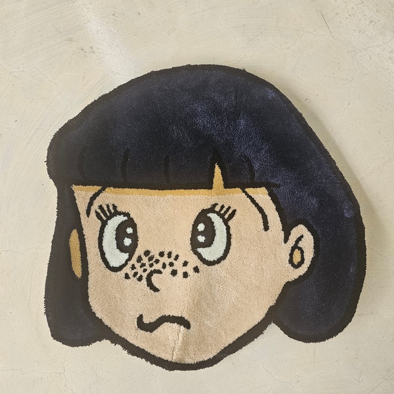 Yuya Hashizume-Freckles Girl sobakasu-chan Rug