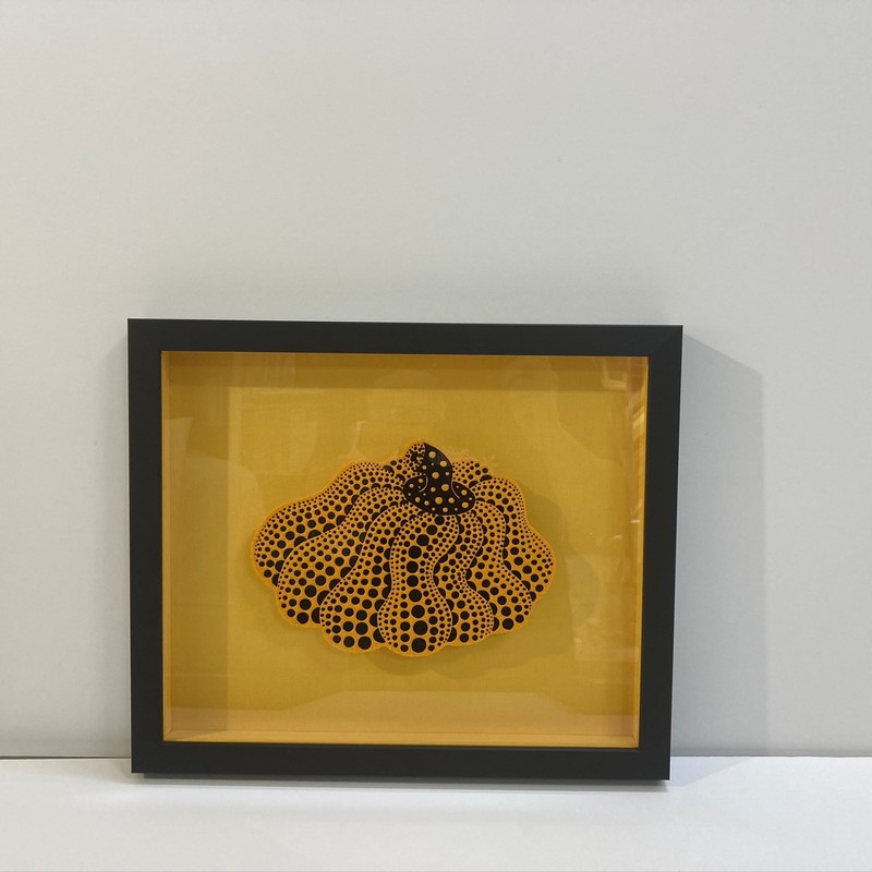 Yayoi Kusama-Dancing Pumkin 엽서 액자