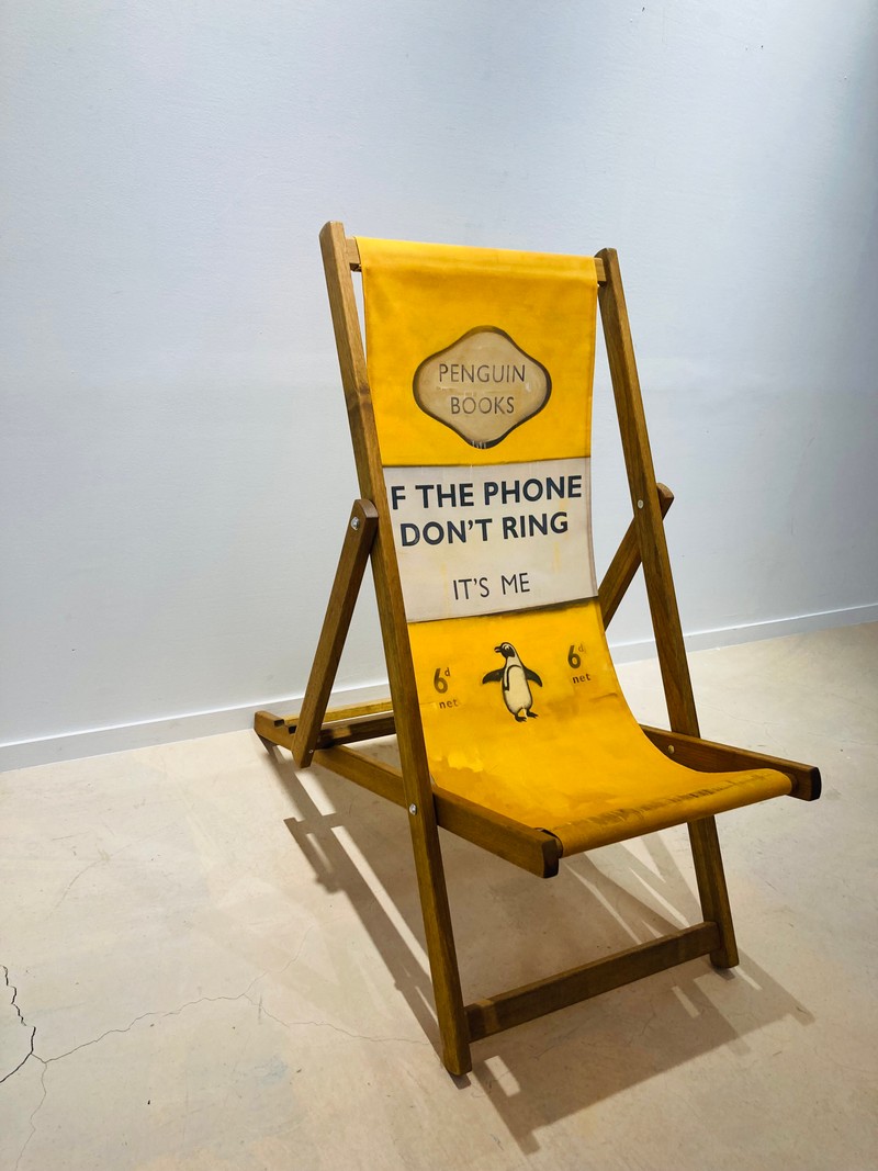 Harland Miller-IF THE PHONE DON'T RING Chair