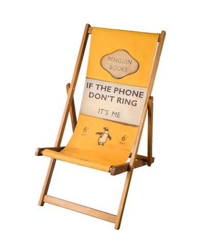 Harland Miller-IF THE PHONE DON'T RING Chair