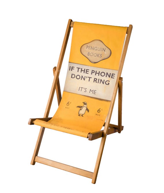 Harland Miller-IF THE PHONE DON'T RING Chair