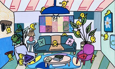 릴로두들-칙피의 인간집 탐험 (거실)