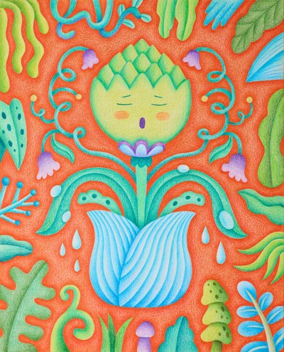 이혜전 Jessica HJ Lee, Plant Spirits: Relaxed Flower