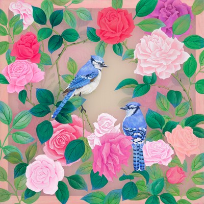 백정희-Blue on Rose