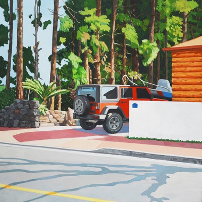 이두한-Red jeep