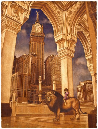 Noah-Barbary Lion and Makkah Royal Clock Tower