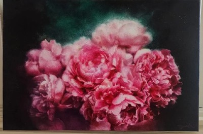 Magenta21-핑크 부케 water color 