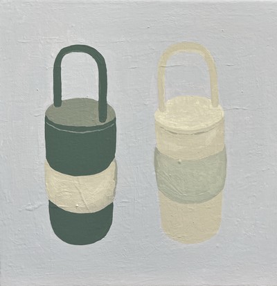 김민주-정물화-텀블러두개