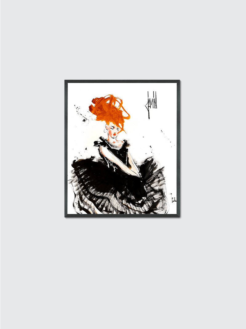 David Jamin-Rousse a la robe noire