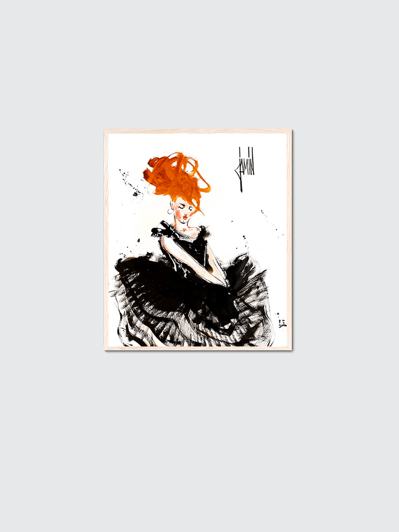 David Jamin-Rousse a la robe noire