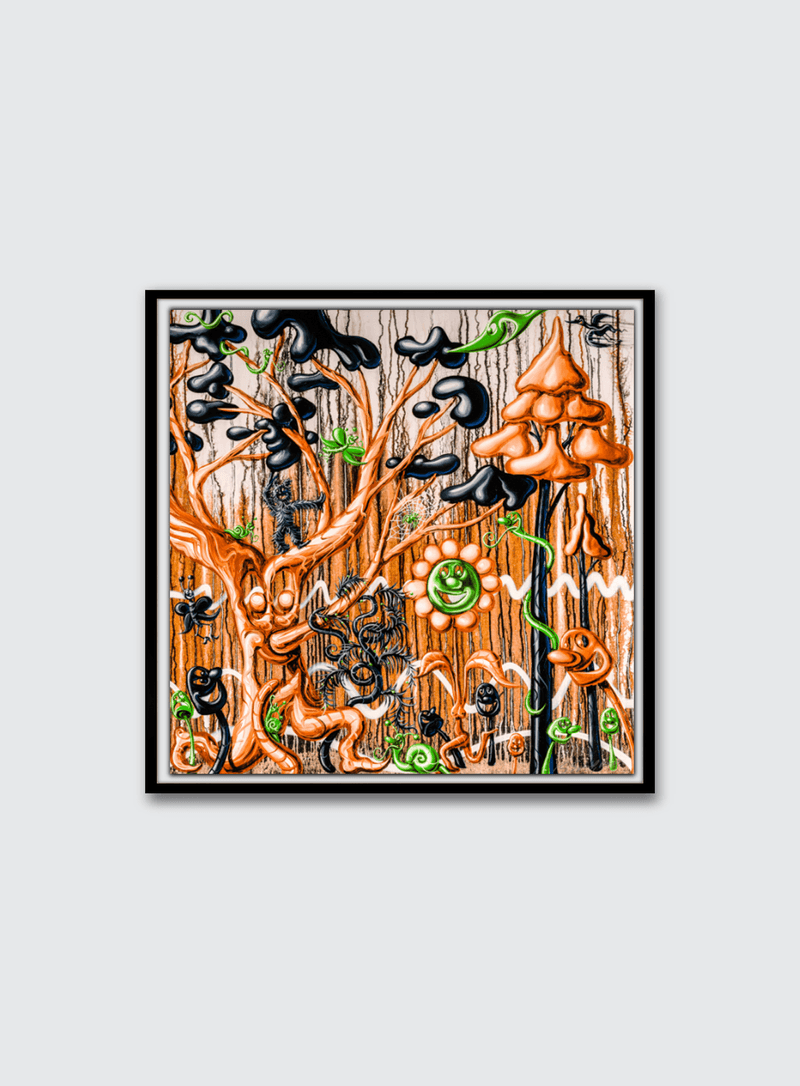 Kenny Scharf-Furungle 5 (Orange)