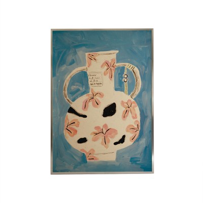 희다가든-[Poster/Card] A vase with flower patterns