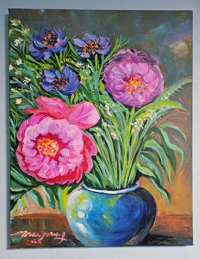 배미영, 작약 꽃 항아리