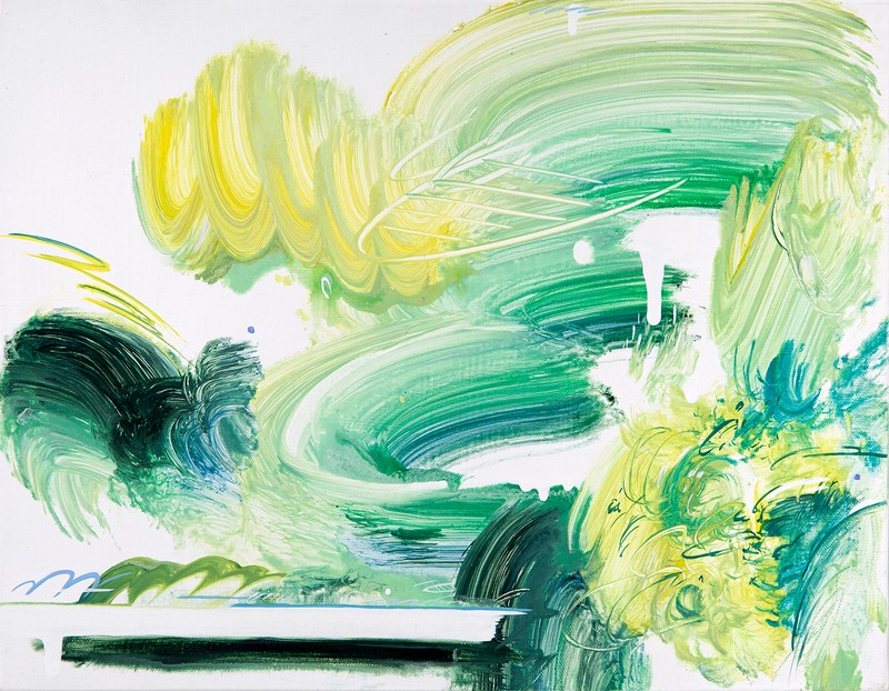 전희경 Jeon Herkyoung-녹음의 색들 1, Hues of Leafy Shade 1