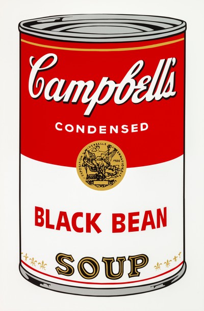 앤디워홀-Campbell`s Soup Can Series - Black Bean