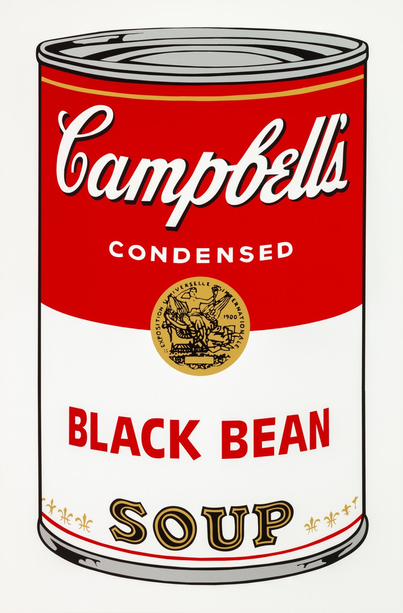 앤디워홀-Campbell`s Soup Can Series - Black Bean