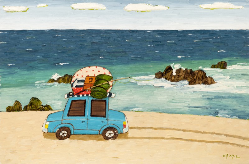 전영근-해변을 달리다