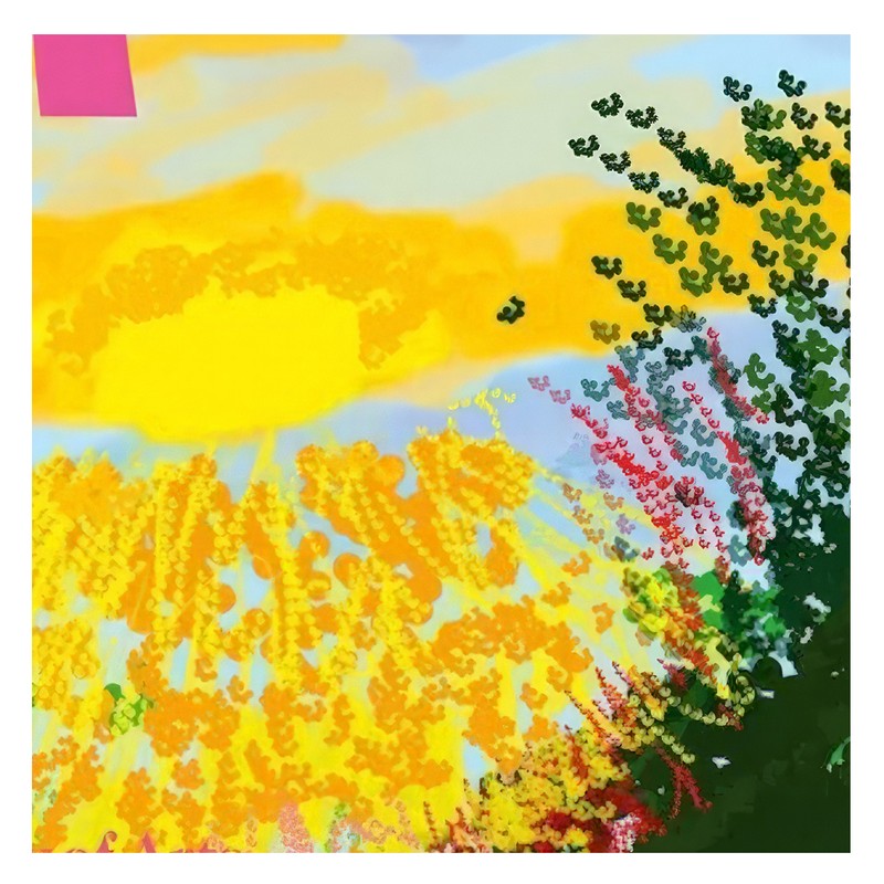 데이비드 호크니-The Arrival of Spring no. 227