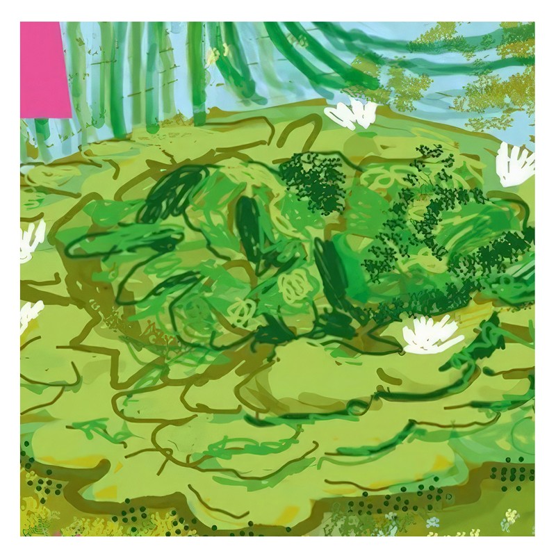 데이비드 호크니-The Arrival of Spring no. 340