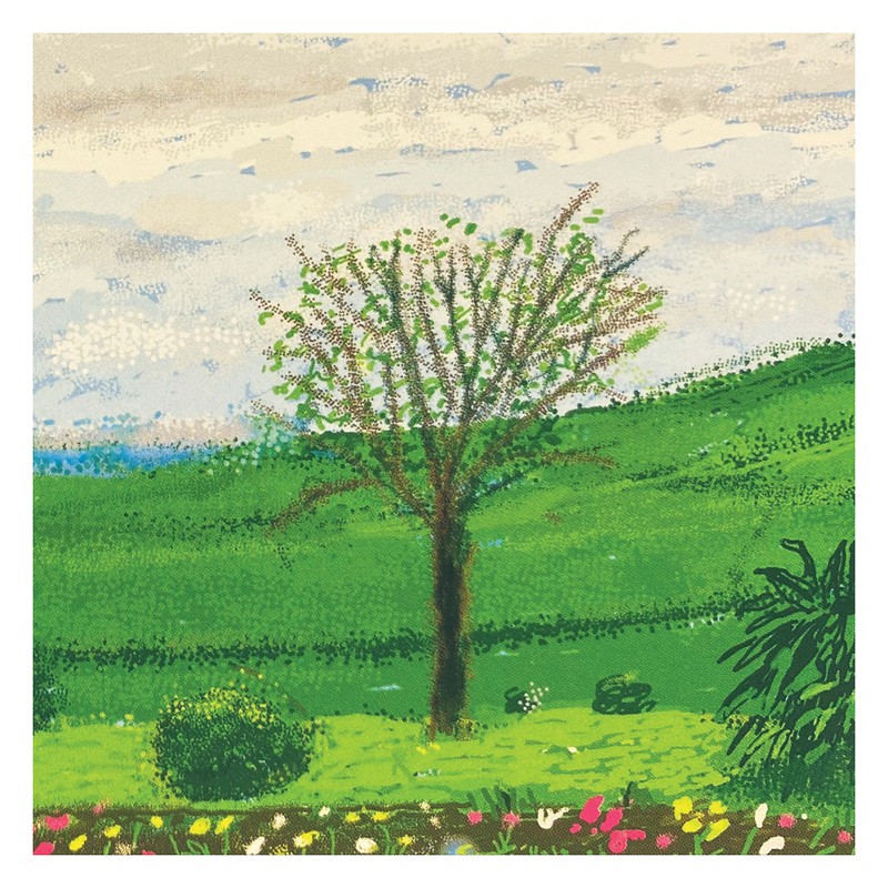 데이비드 호크니-The Arrival of Spring no. 168