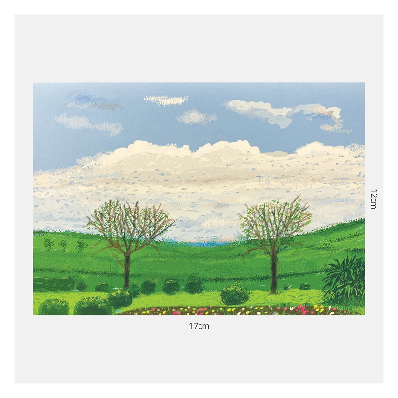 데이비드 호크니-The Arrival of Spring no. 168