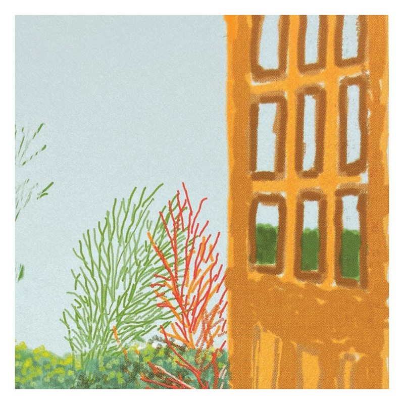 데이비드 호크니-The Arrival of Spring no. 138
