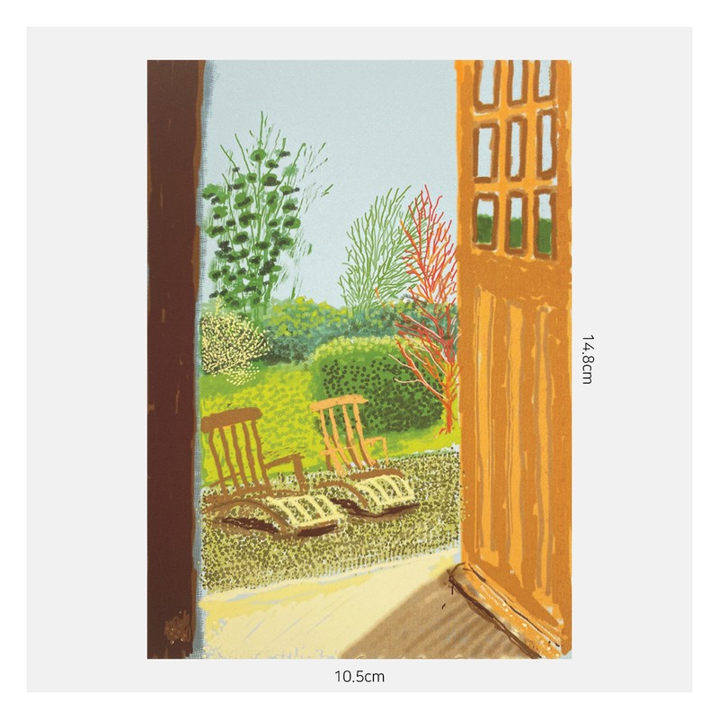 데이비드 호크니-The Arrival of Spring no. 138